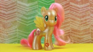 Fluttershy - My Little Pony G4 Yellow Pearlized Pegasus 2016 3 " Brushable Mlp Fim