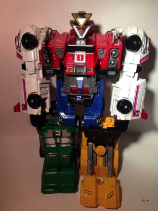 Bandai Mighty Morphin Power Rangers Turbo Rescue Megazord Deluxe Mmpr