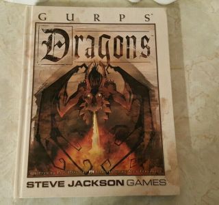 Gurps Dragons Steve Jackson Games Book