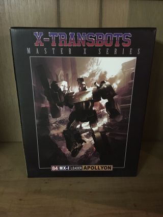 X - Transbot Megatron 84 Mx - 1 Leader Apollyon Masterpiece Transformers