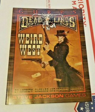 Gurps Dead Lands: Weird West,  Steve Jackson Games Sjgo2295 6760 Rpg Sc