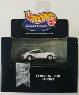 Hot Wheels 100 Collectibles Black Box Porsche 930 Turbo White