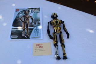 Lego 8007 Star Wars C - 3po Droid Technic Instructions From 2001