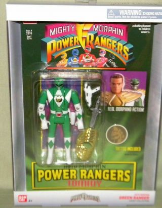 Green Tommy Mighty Morphin Power Rangers Action Figure Bandai 2316 Rare Box