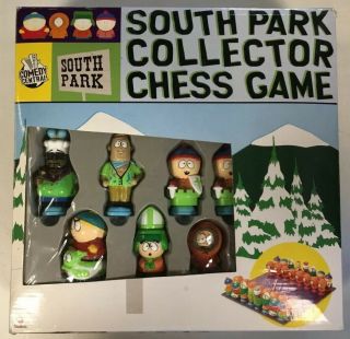 South Park Comedy Central Complete Chess Set Collectors 2004 Board Game