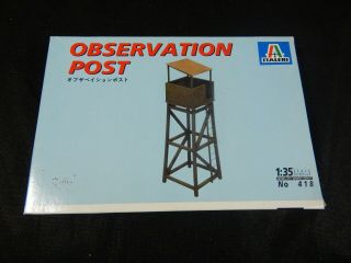 Italeri Observation Post Model Kit No.  418 1:35 Scale (ob)