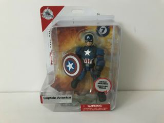Disney Store Captain America Marvel Toybox 6 " Action Figure Vhtf
