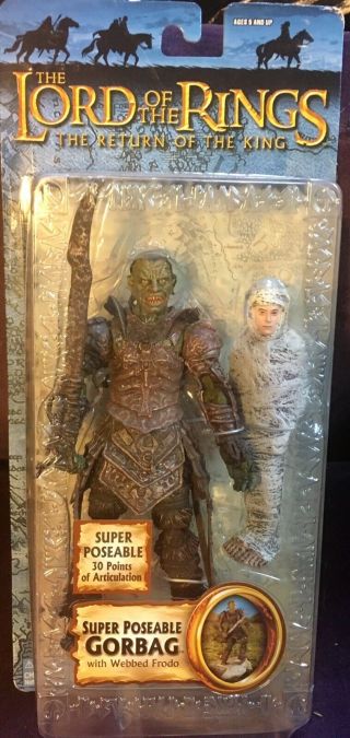 Lord Of The Rings The Return Of The King Gorbag,  Webbed Frodo - - Toy Biz