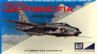 1/72 Mpc Models English Electric Lightning F1a With Mod Decals