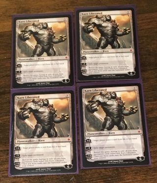 Karn Liberated Magic The Gathering Mtg Phyrexia Lp/nm 4 Available