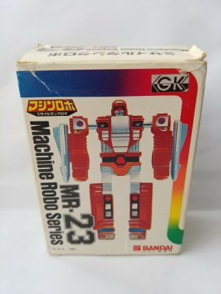 Machine Robo Mr - 23 Missile Tank Robo Junk 1983 Bandai A.  K.  A.  Gobots Blaster