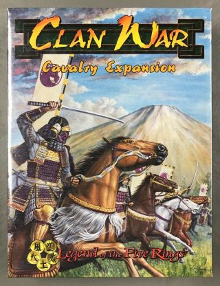 Aeg L5r Clan War Unaligned Cavalry Expansion Box - 12 Mounted Miniatures