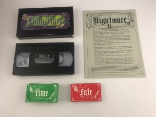 Nightmare II Video Board Game VHS Sequel Game Set Baron Samedi Zombie 1991 4