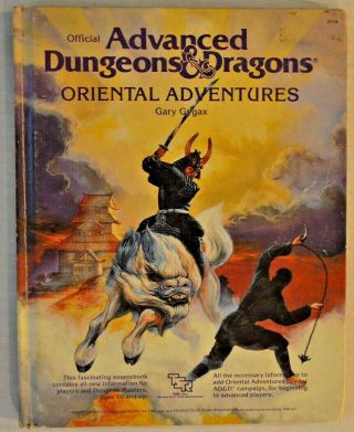 Ad&d Oriental Adventures Gary Gygax Dungeons Dragons Tsr 1985