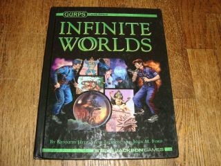 Gurps Fouth Edition Infinite Worlds Roleplaying Game Steve Jackson First Print