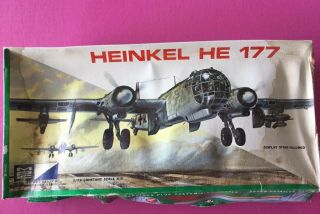 Vintage 1/72 Mpc Heinkel He 177 Kit No Decals