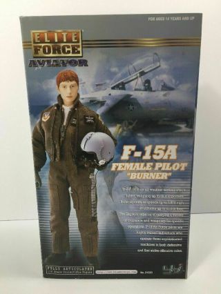 Bbi Elite Force 1/6 Scale Us Air Force F - 15a Female Pilot " Burner " Blue Box Toys