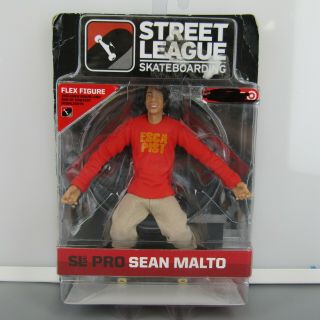 Sean Malto Street League Skateboarding Figure Dvd Board