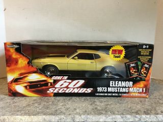 Ertl American Muscle Eleanor 1973 Mustang Mach 1 1:18 Scale Gone In 60 Seconds