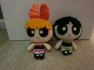 Spin Master/toy Factory The Powerpuff Girls Plush Set Of 2 Buttercup & Blossom