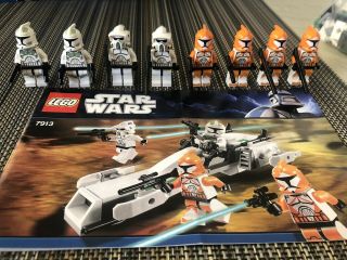 2 Quantity 100 Complete Lego Star Wars 7913 Clone Trooper Battle Pack
