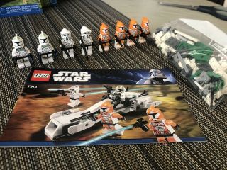 2 QUANTITY 100 Complete Lego Star Wars 7913 Clone Trooper Battle Pack 3