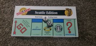 Monopoly Seattle Edition Limited 1997 Parker 