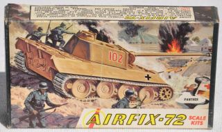 Vintage Airfix - 72 Series M3 - 49 Military Toy Model Pz Panzer Panther Tank Armor