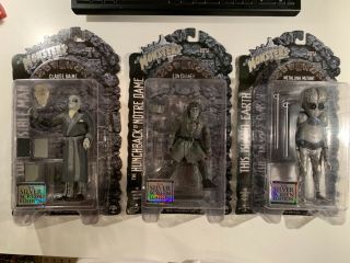 Sideshow Universal Monsters Silver Screen Edition 8” Figures Set Of 3 Noc
