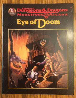 Ad&d Module Monstrous Arcana Eye Of Doom 9530 Adv Dungeons Dragons Tsr