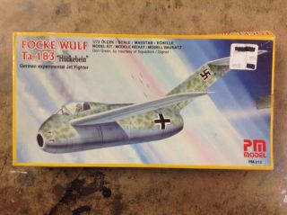 Khs - 1/72 Pm Model Kit Pm - 213 Focke Wulf Ta - 183 Huckebein Experimental Fighter