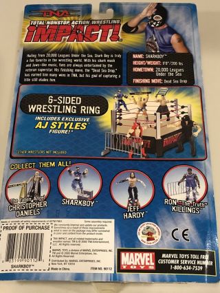 TNA Total Nonstop Action Impact Sharkboy with Catapulting Steel Stairs - On Card 2