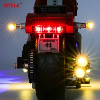 LED Light Up Kit For LEGO 10269 Creator Expert Harley Davidson Fat Boy Lighting 6
