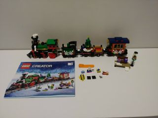 Lego Creator Expert Winter Holiday Train 10254 Set (2016) Incomplete