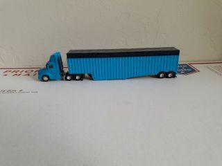 Tonkin 1:87 Volvo Semi Tractor & Chip Trailer (custom Blue Paint)