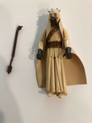 1977 Star Wars Sand People Tusken Raider Hong Kong Gmfgi Figure With Weapon