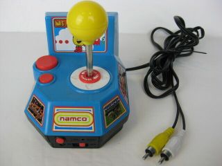 Namco Ms Pac - Man Jakks Pacific 5 In 1 Plug And Play Tv Game Galaga Pole Position