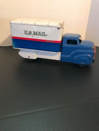 Vintage Metal U.  S.  Mail Truck