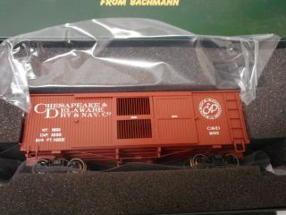 Bachmann Spectrum 27635 Chesapeake & Deleware Ventilated Box Car On30 Scale Ln
