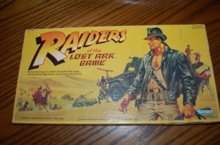 Vintage 1981 Raiders Of The Lost Ark Board Game By Kenner