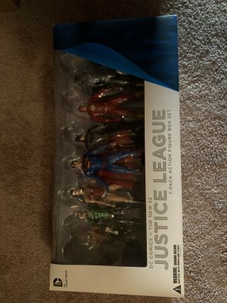 Dc Collectibles Justice League 7 - Pack Action Figure Box Set - Dc Comics 52