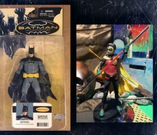 Dc Direct Batman Incorporated Series Batman & Damian As Robin 6 " Figure Set