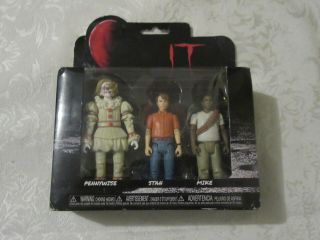 Funko 3 Pack Stephen King Movie It Pennywise With Hair Stan Mike Set