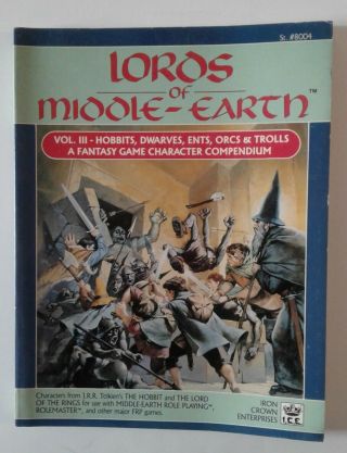 Lords Of Middle - Earth,  Vol 3 - Hobbits,  Dwarves,  Ents,  Orcs & Trolls Ice Merp
