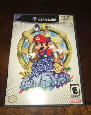 Mario Sunshine. ,  Has All The Game Inserts