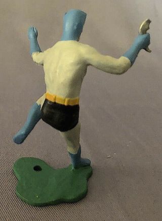 Vintage 1966 IDEAL Painted Plastic BATMAN Figure (Made in Portugal) 3
