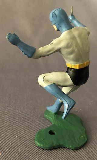 Vintage 1966 IDEAL Painted Plastic BATMAN Figure (Made in Portugal) 4