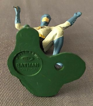 Vintage 1966 IDEAL Painted Plastic BATMAN Figure (Made in Portugal) 6