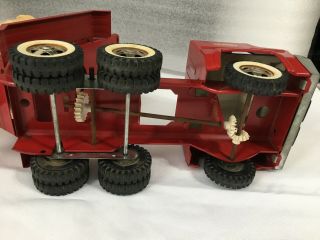 Tonka Truck Red Cement Mixer Vintage 1960s in great shape 8