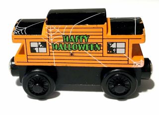 Happy Halloween Haunted Caboose Thomas & Friends Wooden Railway Train Magnetic